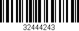 Código de barras (EAN, GTIN, SKU, ISBN): '32444243'