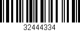 Código de barras (EAN, GTIN, SKU, ISBN): '32444334'
