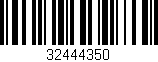 Código de barras (EAN, GTIN, SKU, ISBN): '32444350'