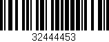 Código de barras (EAN, GTIN, SKU, ISBN): '32444453'
