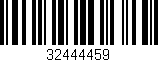 Código de barras (EAN, GTIN, SKU, ISBN): '32444459'