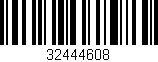 Código de barras (EAN, GTIN, SKU, ISBN): '32444608'