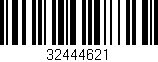 Código de barras (EAN, GTIN, SKU, ISBN): '32444621'