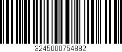 Código de barras (EAN, GTIN, SKU, ISBN): '3245000754882'