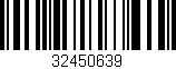 Código de barras (EAN, GTIN, SKU, ISBN): '32450639'