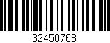 Código de barras (EAN, GTIN, SKU, ISBN): '32450768'
