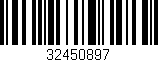 Código de barras (EAN, GTIN, SKU, ISBN): '32450897'