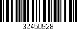 Código de barras (EAN, GTIN, SKU, ISBN): '32450928'