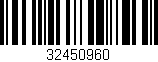Código de barras (EAN, GTIN, SKU, ISBN): '32450960'