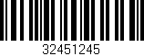 Código de barras (EAN, GTIN, SKU, ISBN): '32451245'