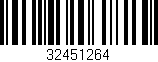 Código de barras (EAN, GTIN, SKU, ISBN): '32451264'