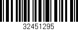 Código de barras (EAN, GTIN, SKU, ISBN): '32451295'