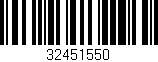 Código de barras (EAN, GTIN, SKU, ISBN): '32451550'
