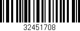 Código de barras (EAN, GTIN, SKU, ISBN): '32451708'