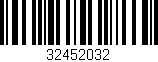Código de barras (EAN, GTIN, SKU, ISBN): '32452032'