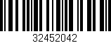Código de barras (EAN, GTIN, SKU, ISBN): '32452042'