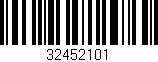 Código de barras (EAN, GTIN, SKU, ISBN): '32452101'