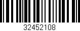 Código de barras (EAN, GTIN, SKU, ISBN): '32452108'