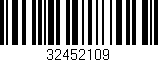 Código de barras (EAN, GTIN, SKU, ISBN): '32452109'