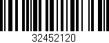 Código de barras (EAN, GTIN, SKU, ISBN): '32452120'