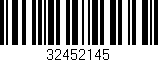 Código de barras (EAN, GTIN, SKU, ISBN): '32452145'