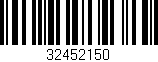 Código de barras (EAN, GTIN, SKU, ISBN): '32452150'