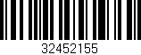 Código de barras (EAN, GTIN, SKU, ISBN): '32452155'