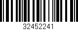 Código de barras (EAN, GTIN, SKU, ISBN): '32452241'