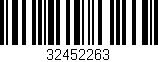 Código de barras (EAN, GTIN, SKU, ISBN): '32452263'