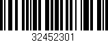 Código de barras (EAN, GTIN, SKU, ISBN): '32452301'