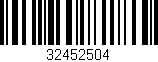 Código de barras (EAN, GTIN, SKU, ISBN): '32452504'