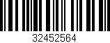Código de barras (EAN, GTIN, SKU, ISBN): '32452564'