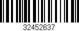 Código de barras (EAN, GTIN, SKU, ISBN): '32452637'