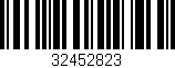 Código de barras (EAN, GTIN, SKU, ISBN): '32452823'