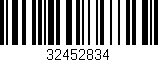 Código de barras (EAN, GTIN, SKU, ISBN): '32452834'