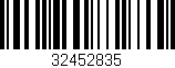 Código de barras (EAN, GTIN, SKU, ISBN): '32452835'