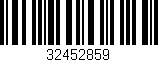 Código de barras (EAN, GTIN, SKU, ISBN): '32452859'