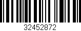 Código de barras (EAN, GTIN, SKU, ISBN): '32452872'