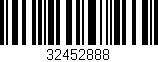 Código de barras (EAN, GTIN, SKU, ISBN): '32452888'