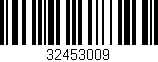 Código de barras (EAN, GTIN, SKU, ISBN): '32453009'