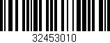 Código de barras (EAN, GTIN, SKU, ISBN): '32453010'