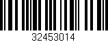 Código de barras (EAN, GTIN, SKU, ISBN): '32453014'