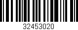 Código de barras (EAN, GTIN, SKU, ISBN): '32453020'