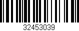 Código de barras (EAN, GTIN, SKU, ISBN): '32453039'