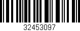 Código de barras (EAN, GTIN, SKU, ISBN): '32453097'