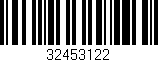Código de barras (EAN, GTIN, SKU, ISBN): '32453122'