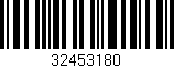 Código de barras (EAN, GTIN, SKU, ISBN): '32453180'