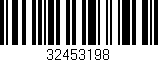 Código de barras (EAN, GTIN, SKU, ISBN): '32453198'