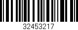 Código de barras (EAN, GTIN, SKU, ISBN): '32453217'