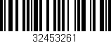 Código de barras (EAN, GTIN, SKU, ISBN): '32453261'